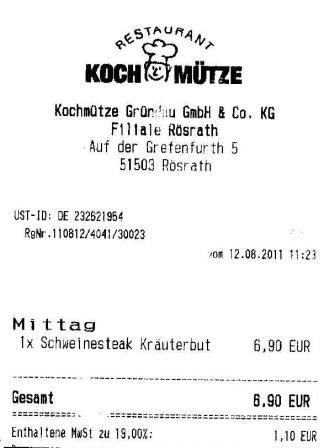 sagg Hffner Kochmtze Restaurant